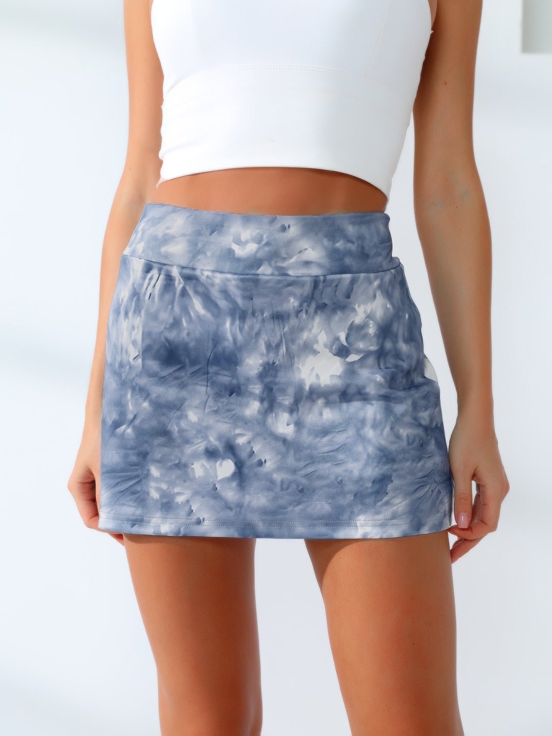 Lea Quick-Dry Tie-Dye Active Tennis Skirt