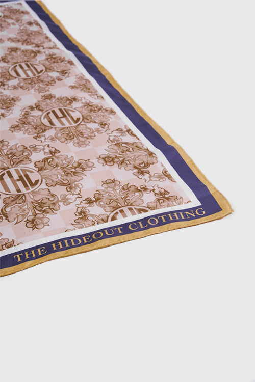 Baroque Flower Silk Scarf