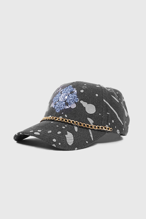 Baroque Flower Denim Dad Cap