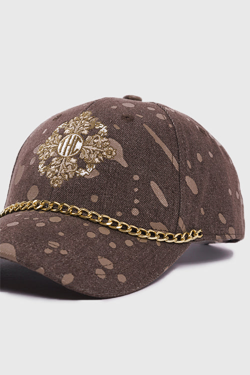 Baroque Flower Denim Dad Cap