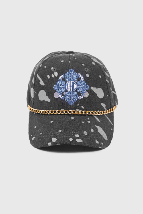 Baroque Flower Denim Dad Cap