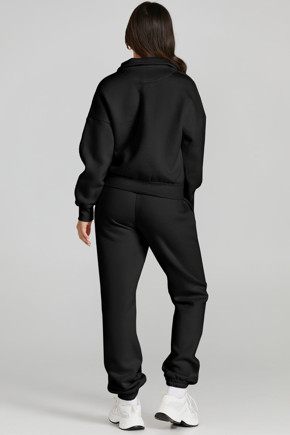 Lea Active Quarter Zip Top and Drawstring Pants Set