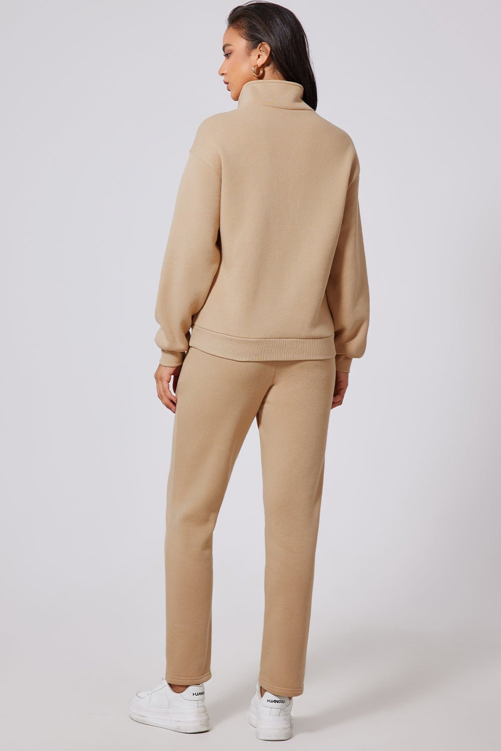 Lea Performance Half-Snap Turtleneck & Pants Set