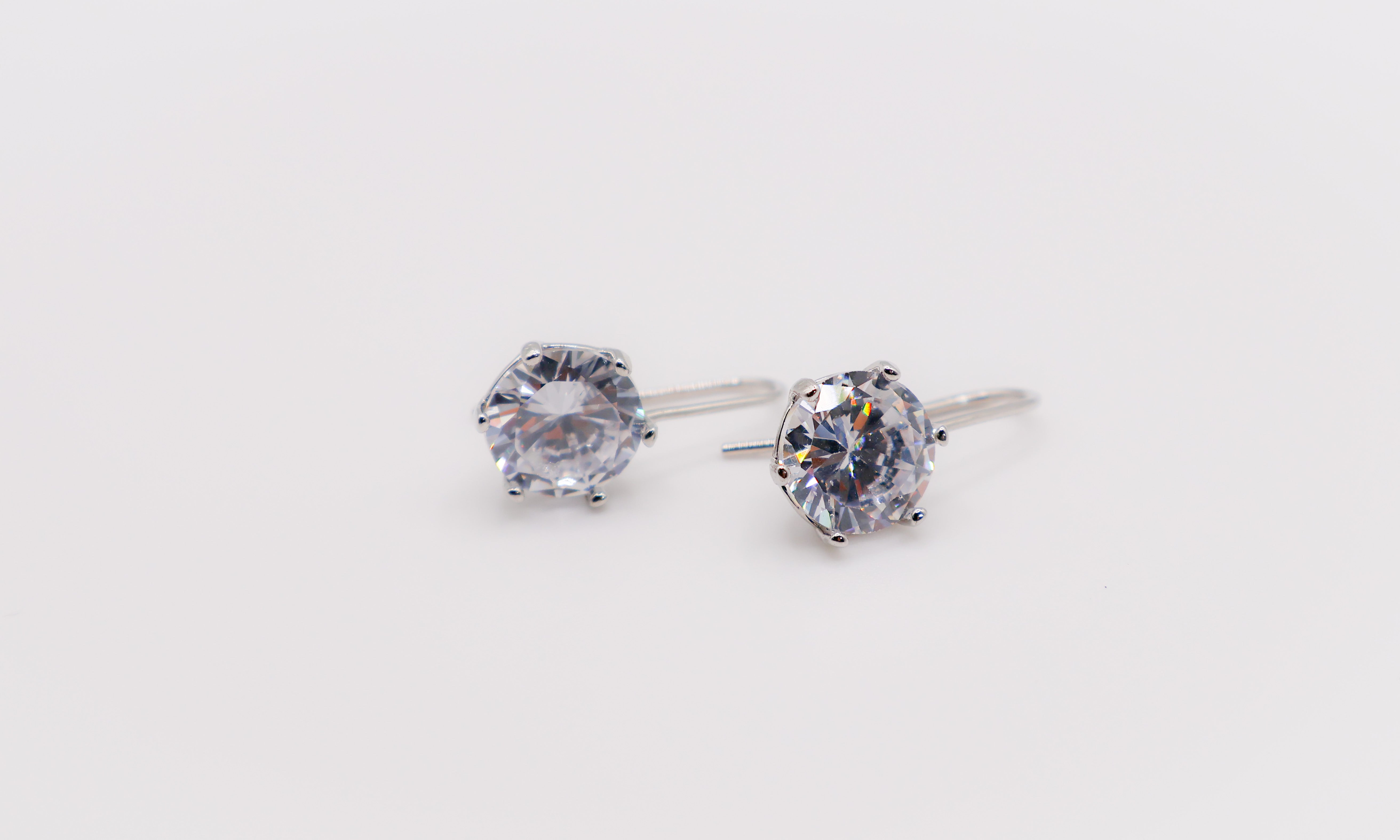 Eternal Radiance Silver Dipped Earrings