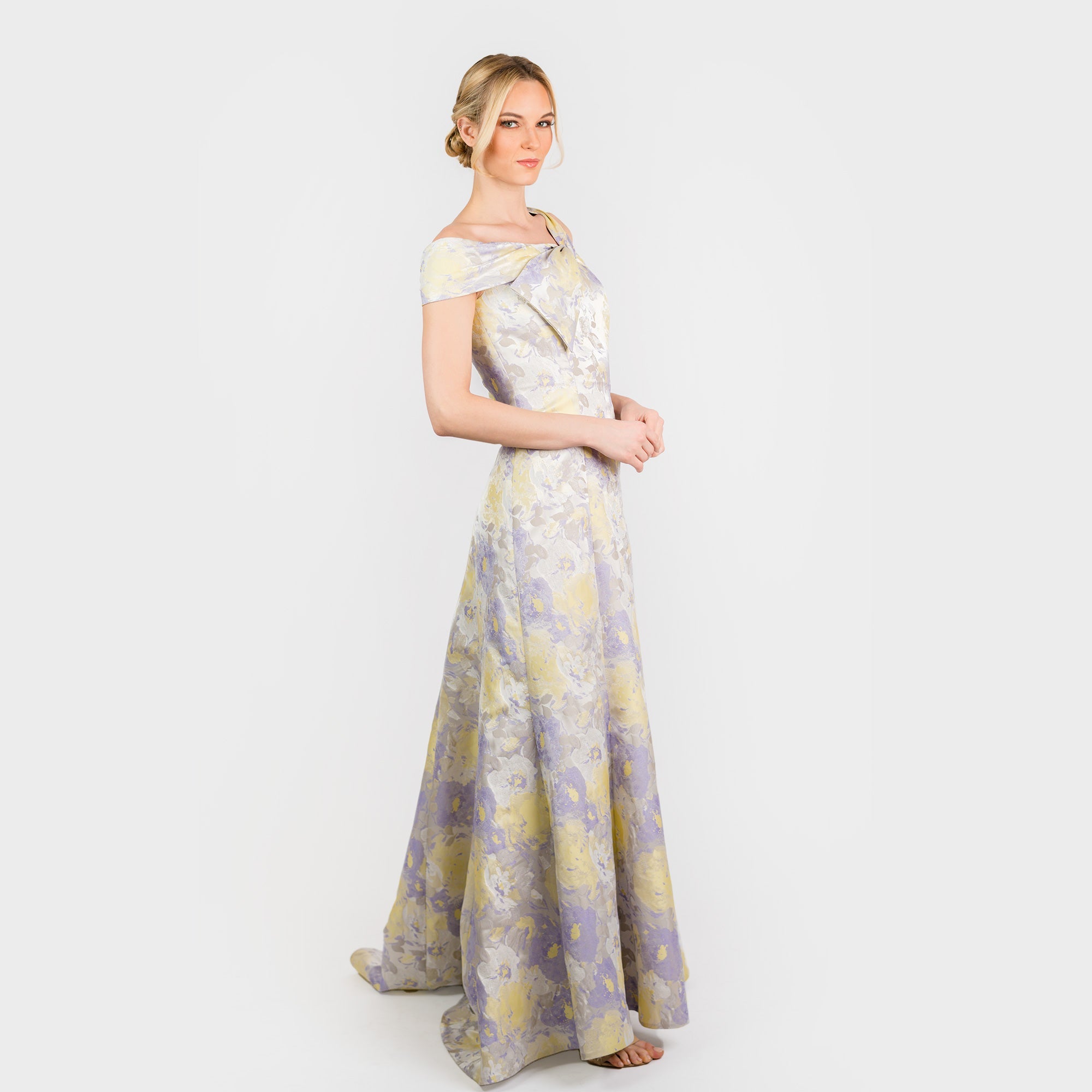 The Off The Shoulder Bow Gown