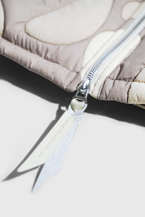 Camouflage Shearling Puffer Jacket