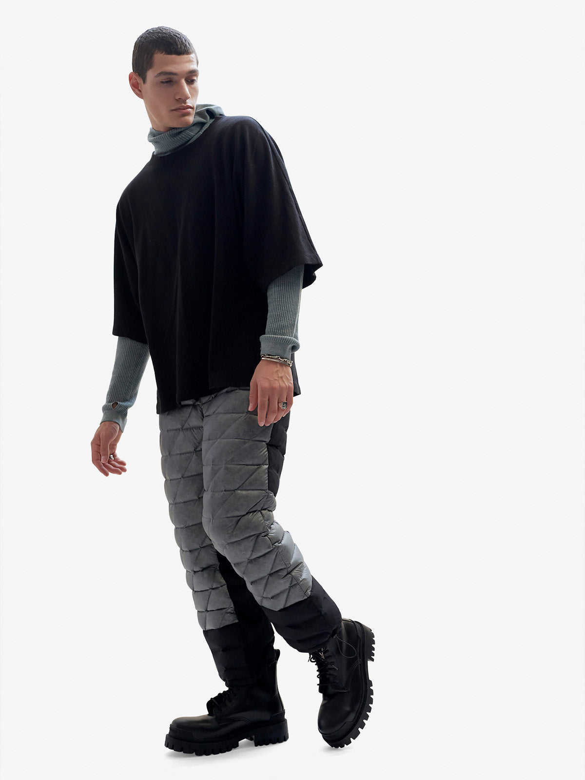 Hybrid Down Sweatpant - Slate Gray