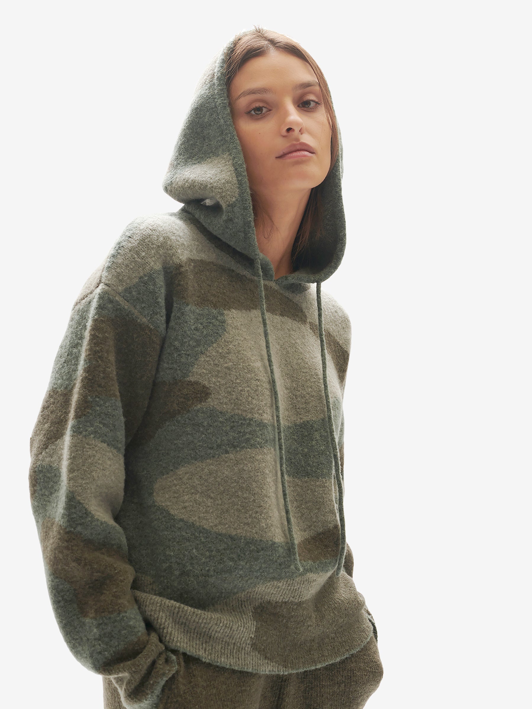 Chalet Hoodie - Green Camo