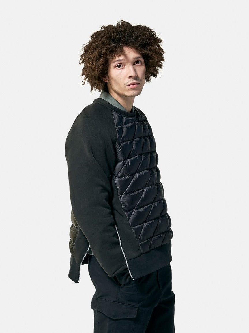 Hybrid Down Crew - Black