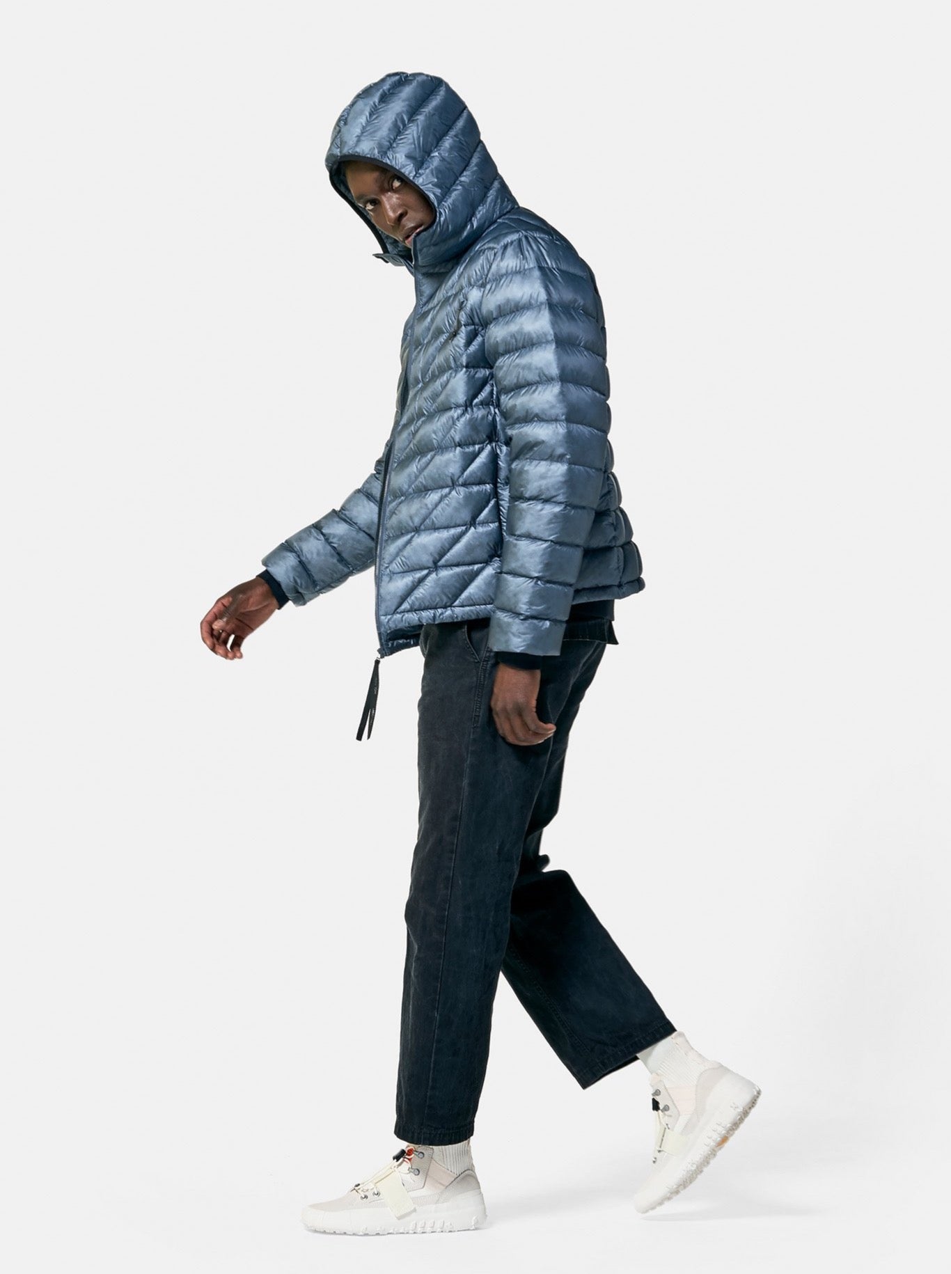Packable Down Jacket - China Blue
