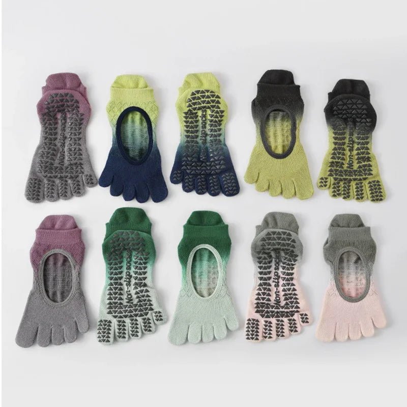Lea & Leo Pilates FiveToeGrip Low-Ankle Socks