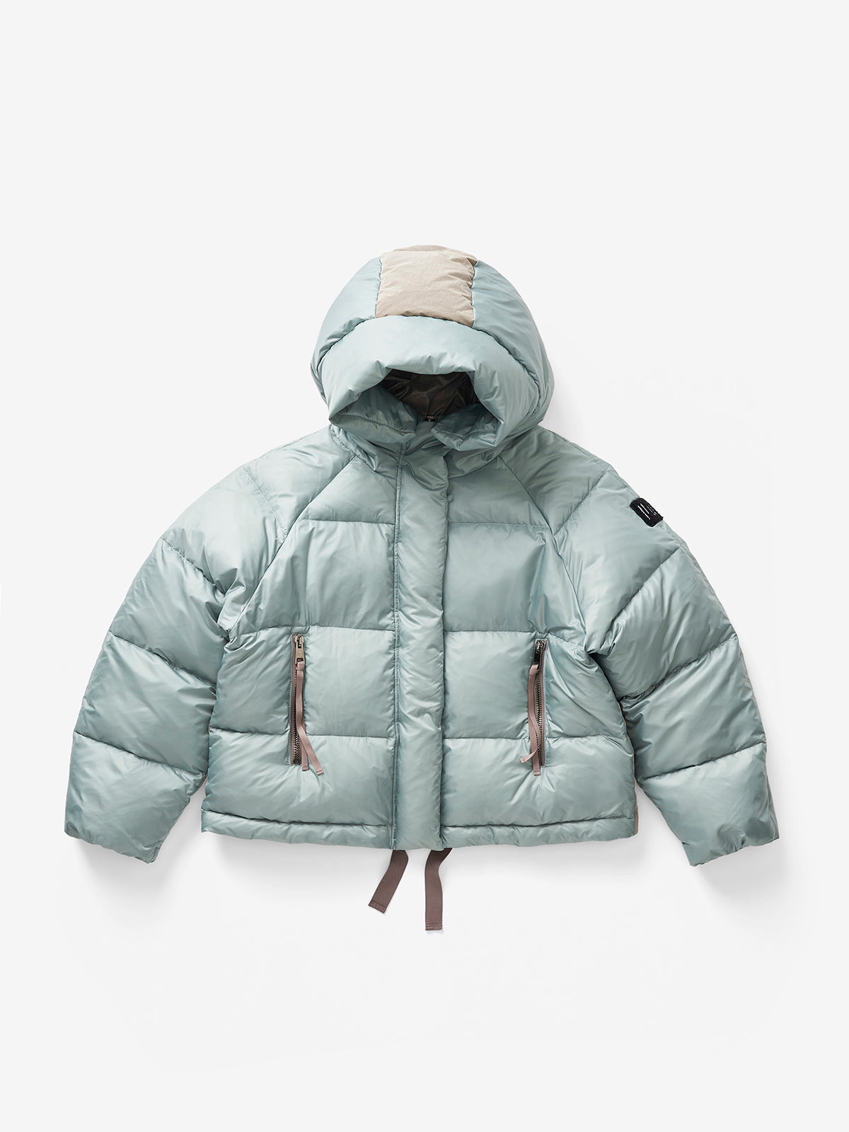 Short Down Puffer - Slate Gray