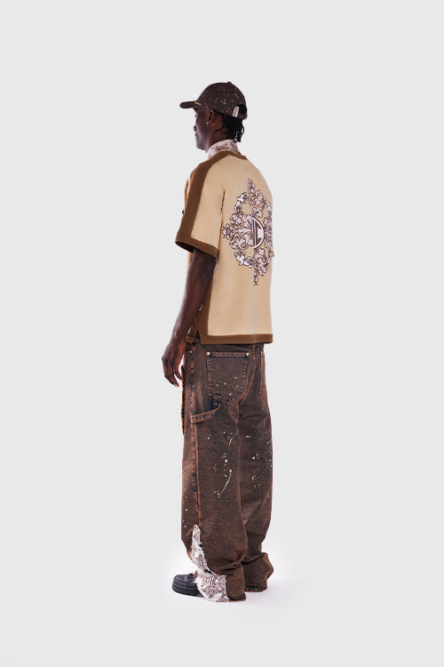 Baroque Flower Oversized Tee