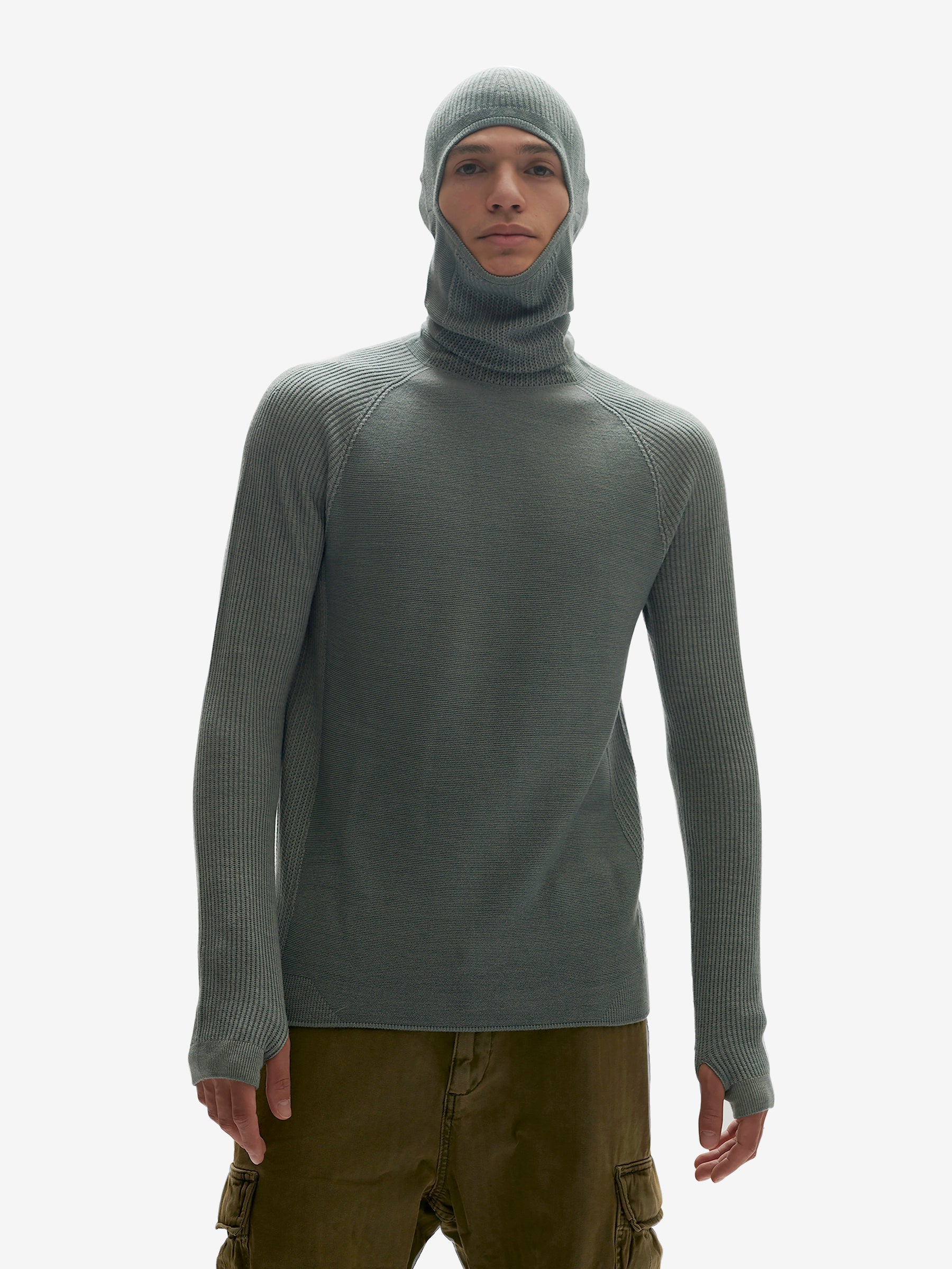 Balaclava Sweater - Slate Gray