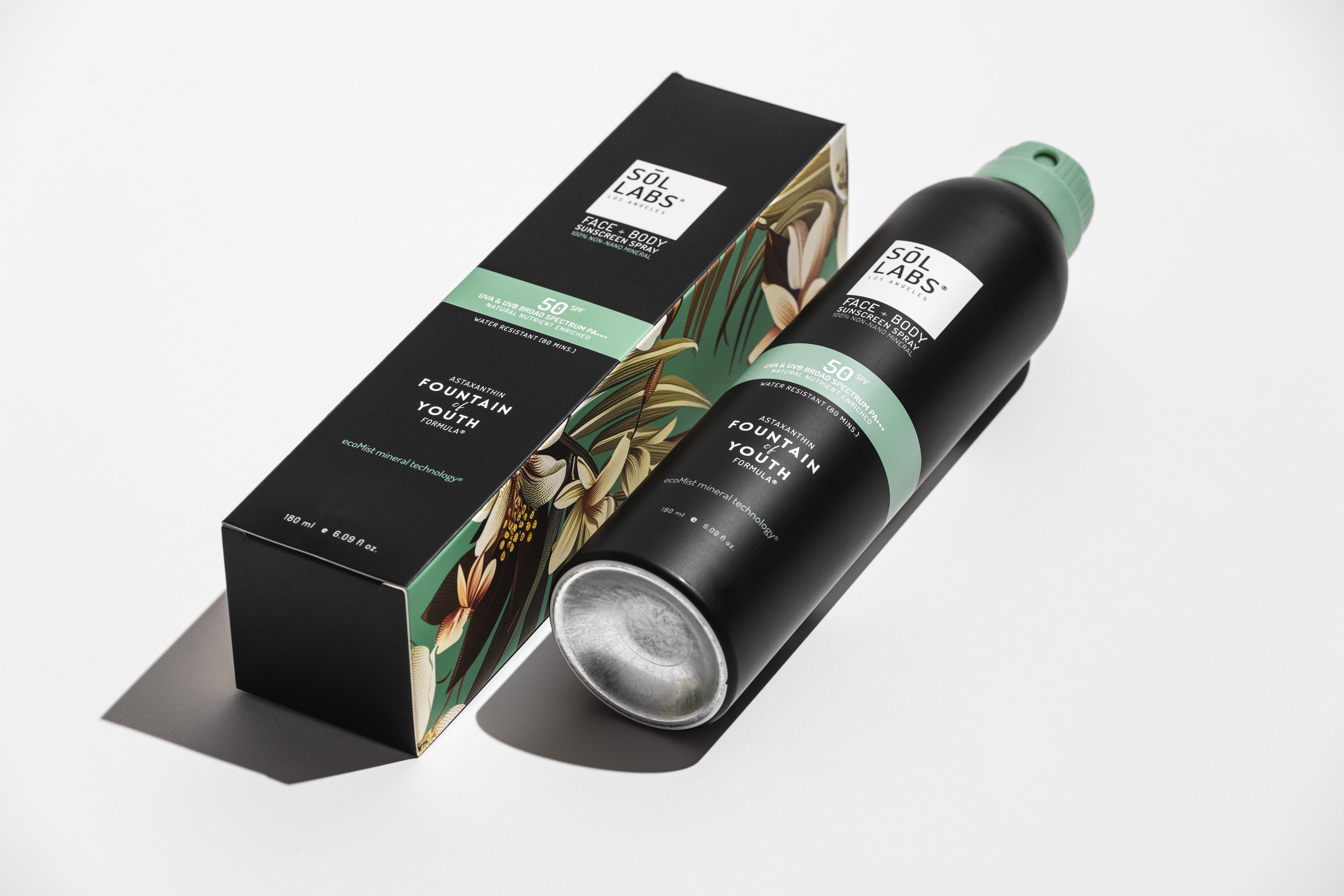 SOL LABS® Natural Mineral SPF 50 Sheer Mist - Broad Spectrum UVA/UVB Protection & Hydrating Formula