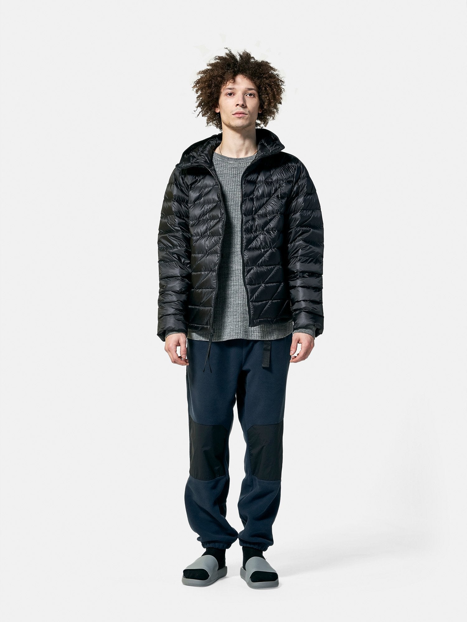 Packable Down Jacket - Black