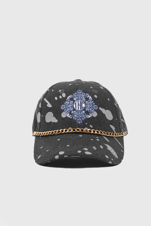 Baroque Flower Denim Dad Cap