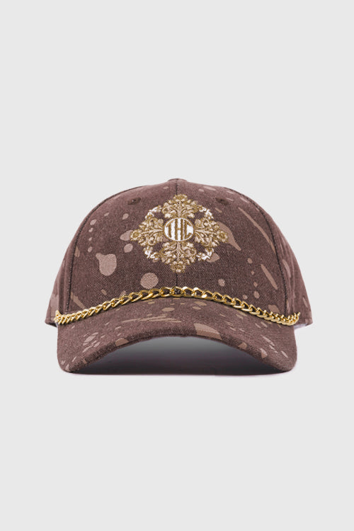 Baroque Flower Denim Dad Cap