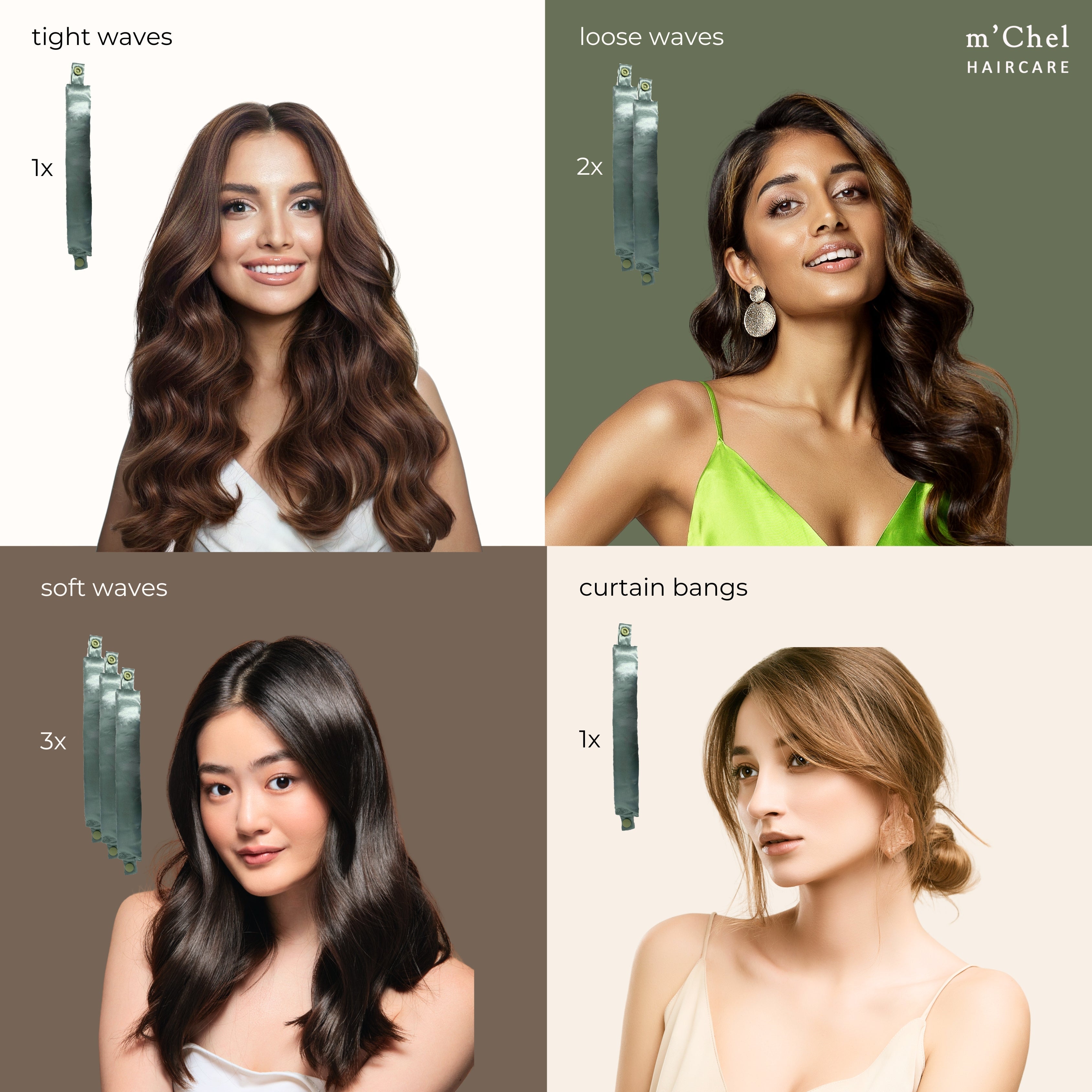 Satin Heatless Curler + Satin Wrap