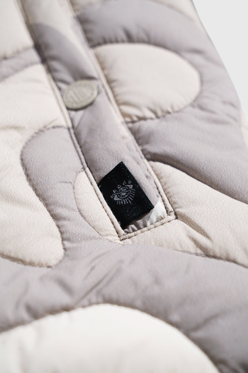 Camouflage Shearling Puffer Jacket