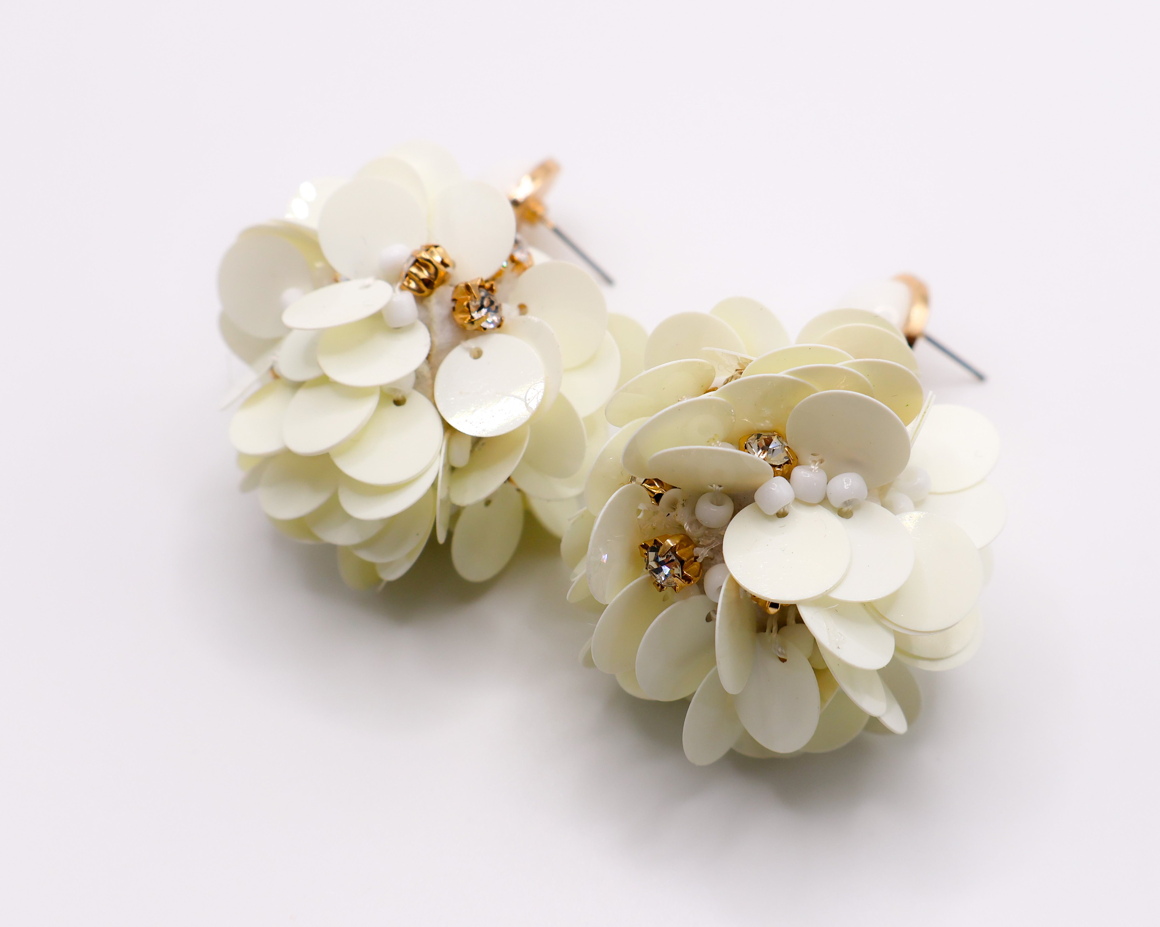 Margaux Ball Earrings – Luxury Crystal Beaded Statement Earrings