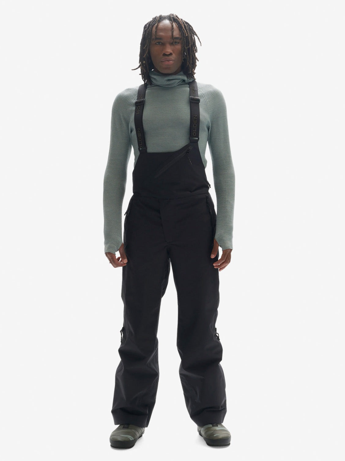 2 Layers Powder Bib - Black