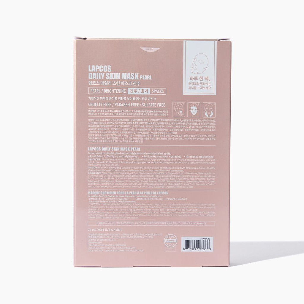 Daily Pearl Facial Skin Mask