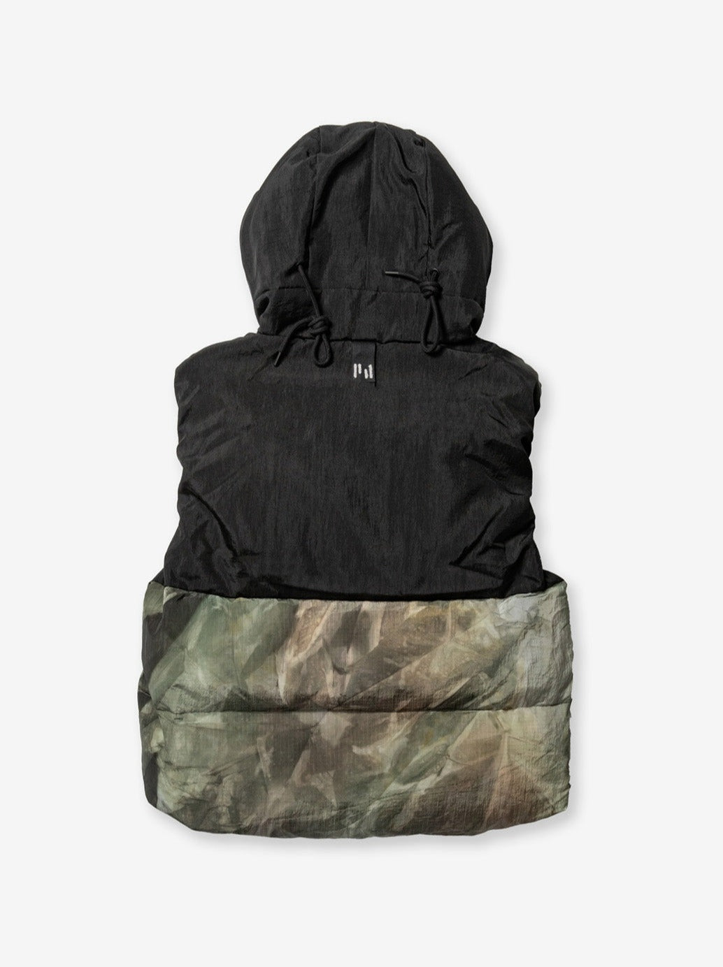 Hooded Down Vest - Rekall Tie