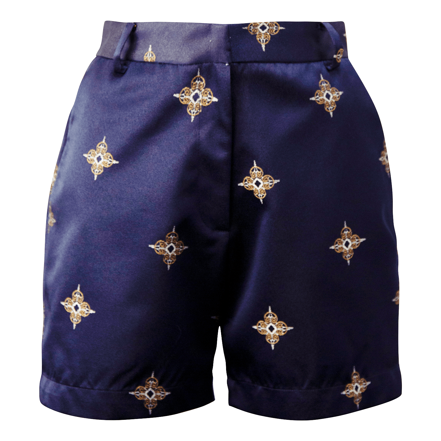 Black and Gold Shorts – Elegant Women’s Evening Wear