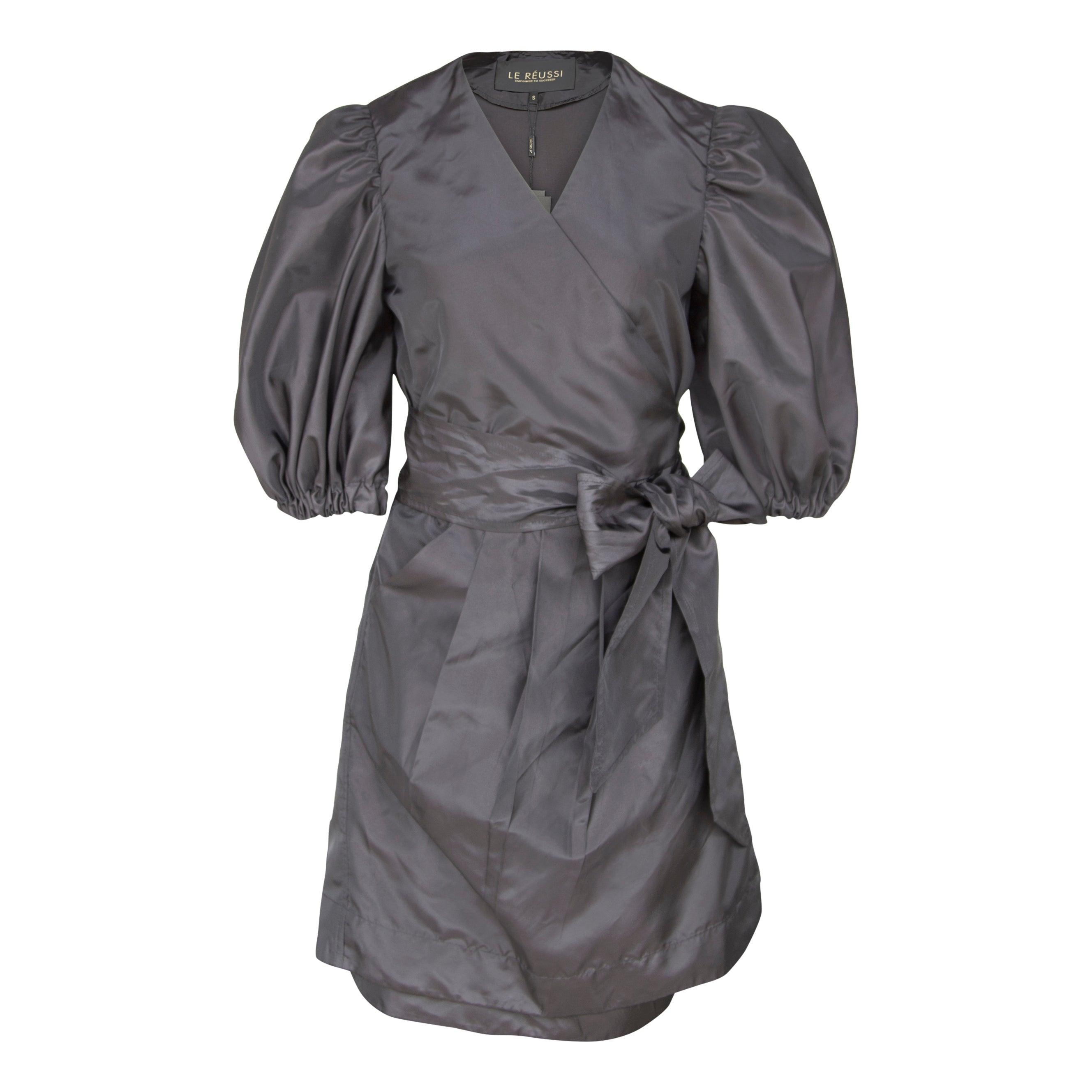 Black Lusso Wrap Dress – Elegant Women’s Wrap Dress