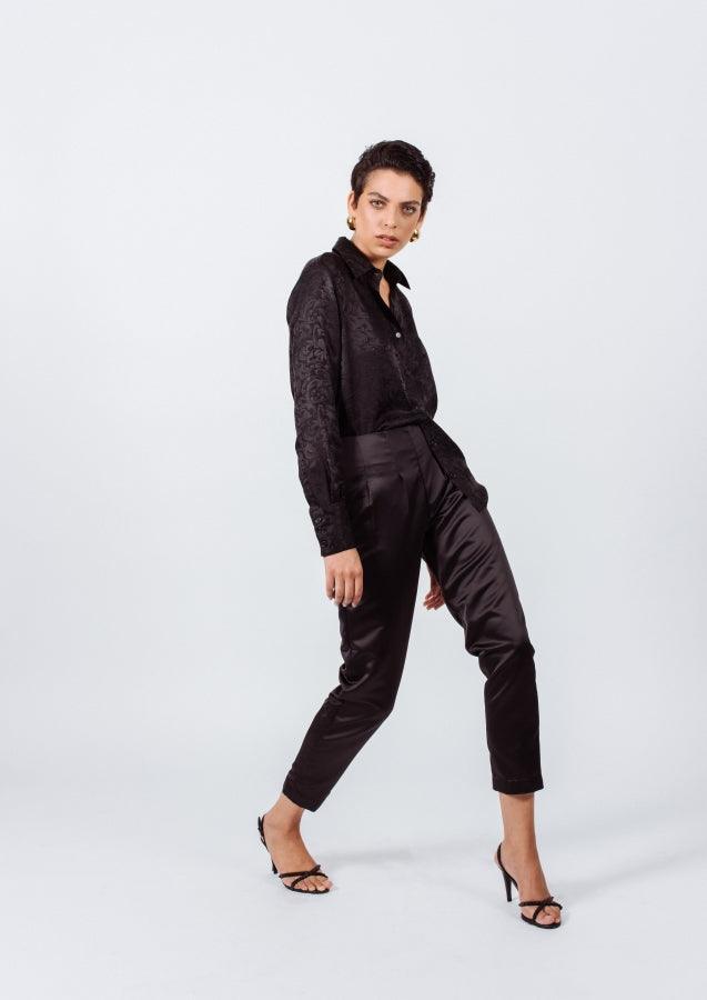 Womens Pleated Trousers – Stylish Office & Formal Pants