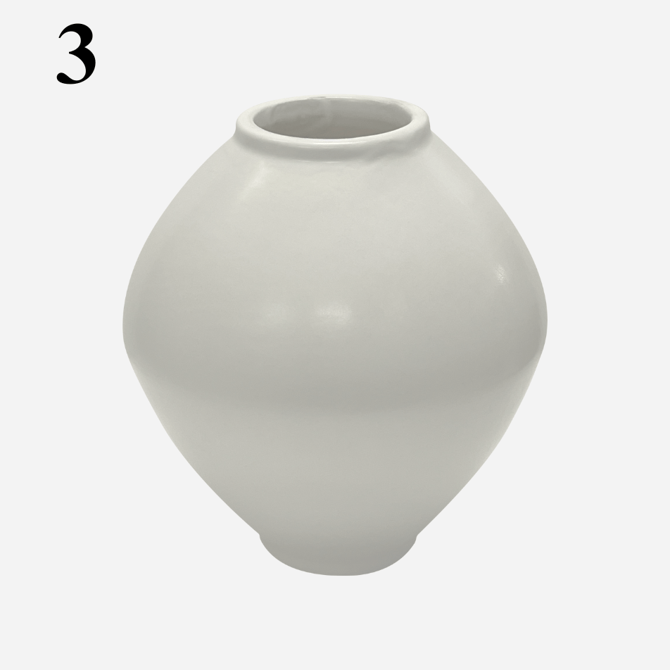 House of Dohwa Moon Jar Rice Bran Candle 320g 1ea